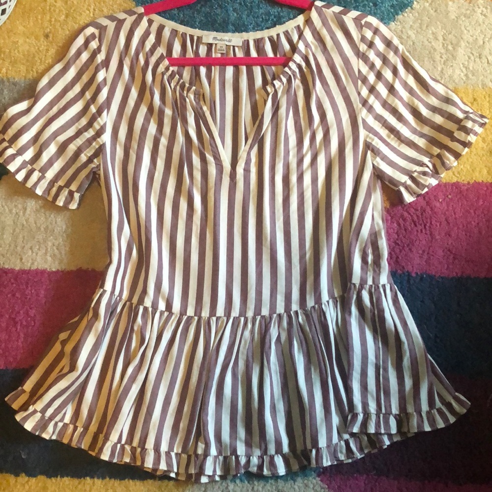 Madewell striped shirt xs, like new